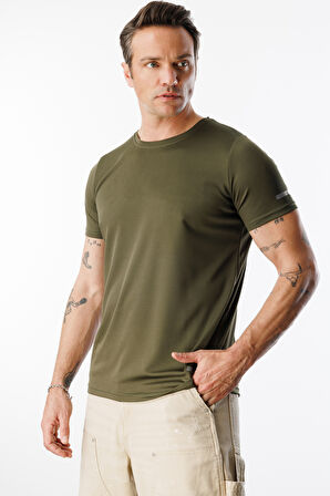 Erkek Nem Emici Hızlı Kuruma Atletik Teknik Performans Spor T-shirt DRIFIT-KISAKOLNEW