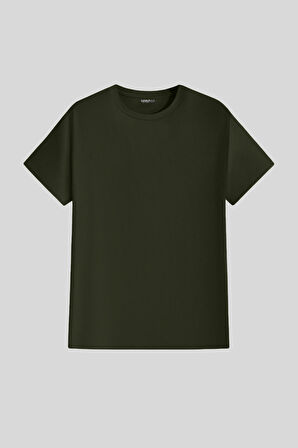 Erkek %100 Pamuk Slim Fit Dar Kesim Bisiklet Yaka BasicTişört BASIC-TSHIRT