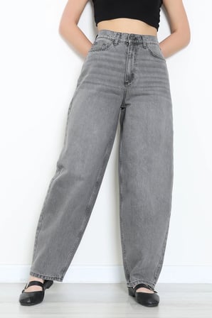 Modi Green Baggy Kot Pantolon Gri - 44054.1590.