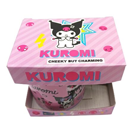 Kuromi Kupa Bardak Porselen Pembe