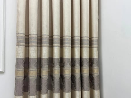 NİVEMESHOME CEYHAN V-5202 VİZON  1/3  PİLELİ FON PERDE APM