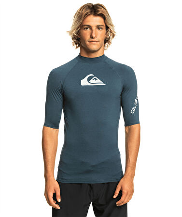 Quiksilver All Time UV Korumalı Kısa Kollu Yetişkin Mayosu EQYWR03358-Navy