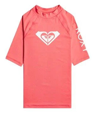 Roxy Wholehearted UV Korumalı Kısa Kollu Çocuk Mayosu ERGWR03283-Sun Kissed Coral