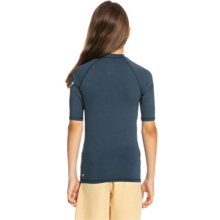 Quiksilver All Time UV Korumalı Kısa Kollu Çocuk Mayosu EQBWR03212-Navy