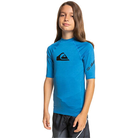 Quiksilver All Time UV Korumalı Kısa Kollu Çocuk Mayosu EQBWR03212-Blue