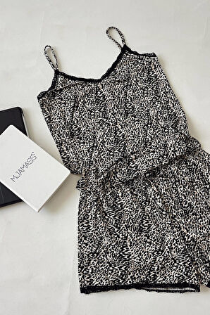 Desenli Penye Askılı Takım