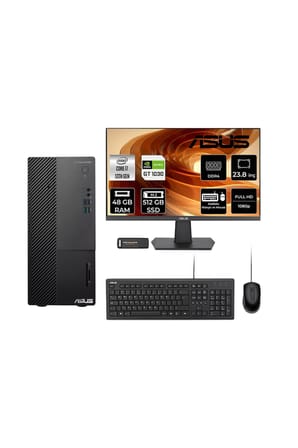 ExpertCenter D500ME i7 13700 48GB 512GB SSD GT1030/4GB FDOS Masaüstü Bilgisayar + 23.8" Monitör