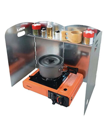 Nurgaz Campout Portatif Ocak Rüzgarlığı