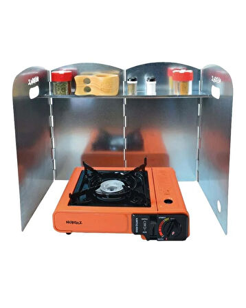 Nurgaz Campout Portatif Ocak Rüzgarlığı