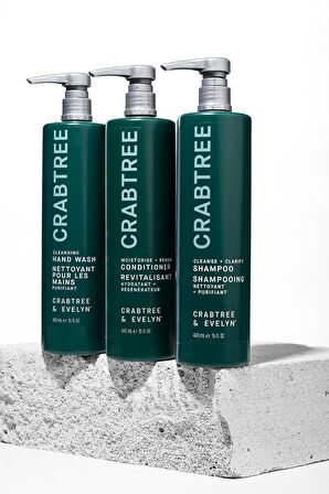 Cleanse + Clarify Shampoo 443 ml + Conditioner 443 ml + Hand Wash 443 ml