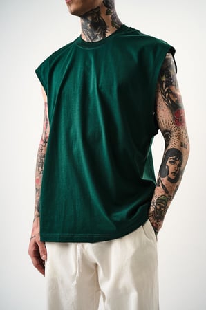 Erkek Basic Tank Top Atlet Nefti