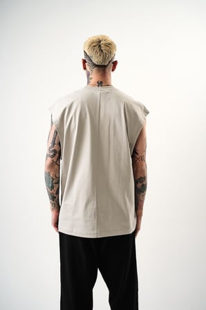 Erkek Basic Tank Top Atlet Kemik