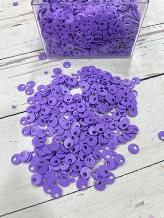 10 mm (1 cm) Suni Deri Pul Çanta, Supla, Patik Pulu 25 gr 02 Mor