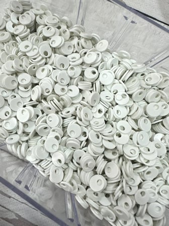 10 mm (1 cm) Suni Deri Pul Çanta, Supla, Patik Pulu 25 gr 03 Beyaz