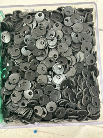 10 mm (1 cm) Suni Deri Pul Çanta, Supla, Patik Pulu 25 gr 04 Siyah