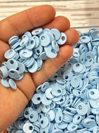 10 mm (1 cm) Suni Deri Pul Çanta, Supla, Patik Pulu 25 gr 07 Mavi
