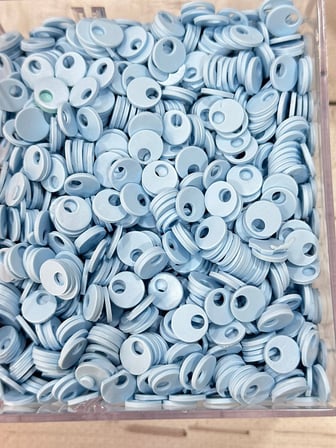 10 mm (1 cm) Suni Deri Pul Çanta, Supla, Patik Pulu 25 gr 07 Mavi