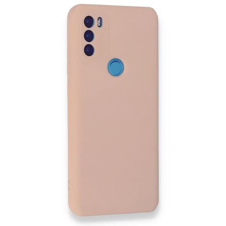 General Mobile GM 21 Plus Kılıf Nano içi Kadife Silikon - Pudra