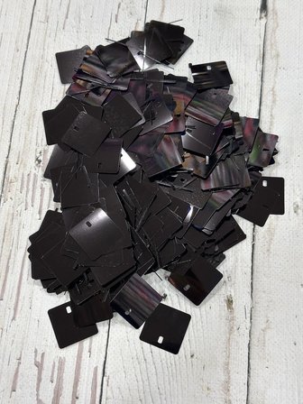 Kare Pul Çanta, Supla Pulu 25 gr 30X30 mm (3X3 cm)  1 Siyah