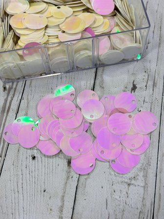 30 mm (3 cm) Pul Çanta, Supla Pulu 25 gr 6 Beyaz Janjan 