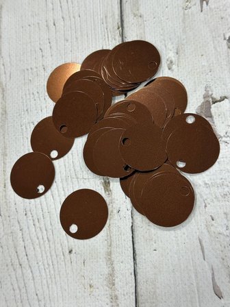 30 mm (3 cm) Pul Çanta, Supla Pulu 25 gr 16 Kahverengi