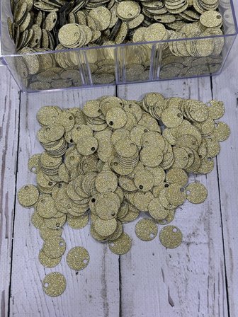 20 mm (2 cm) Simli Çanta, Supla, Patik Pulu 25 Gr 16 Simli Gold