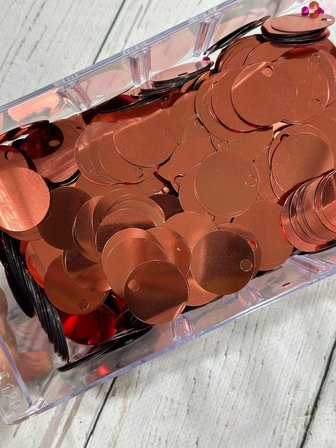 30 mm (3 cm) Pul Çanta, Supla Pulu 25 gr 17 Bakır