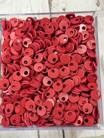10 mm (1 cm) Suni Deri Pul Çanta, Supla, Patik Pulu 25 gr 10 Bordo