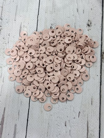 10 mm (1 cm) Suni Deri Pul Çanta, Supla, Patik Pulu 25 gr 11 Bej