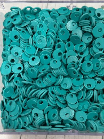 10 mm (1 cm) Suni Deri Pul Çanta, Supla, Patik Pulu 25 gr 18 Mint