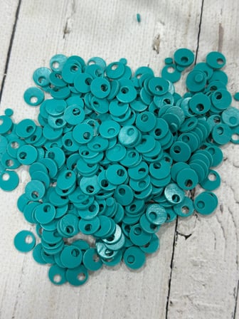 10 mm (1 cm) Suni Deri Pul Çanta, Supla, Patik Pulu 25 gr 18 Mint