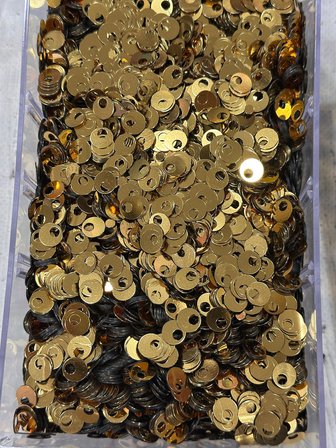 10 mm (1 cm) Pul Çanta, Supla, Patik Pulu 25 gr 1 Gold