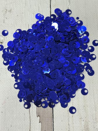 10 mm (1 cm) Pul Çanta, Supla, Patik Pulu 25 gr 5 Saks Mavi