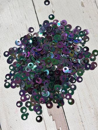 10 mm (1 cm) Pul Çanta, Supla, Patik Pulu 25 gr 8 Siyah Yanardöner