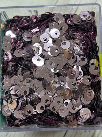 10 mm (1 cm) Pul Çanta, Supla, Patik Pulu 25 gr 11 Açık Lila