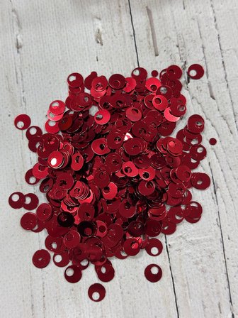 10 mm (1 cm) Pul Çanta, Supla, Patik Pulu 25 gr 19 Kırmızı
