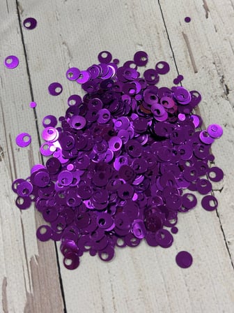 10 mm (1 cm) Pul Çanta, Supla, Patik Pulu 25 gr 20 Mor