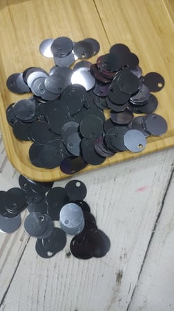 20 mm (2 cm) Pul Çanta, Supla, Patik Pulu 25 gr 2 Füme
