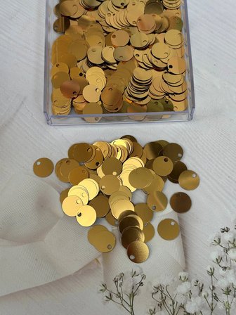20 mm (2 cm) Pul Çanta, Supla, Patik Pulu 25 gr 6 Gold