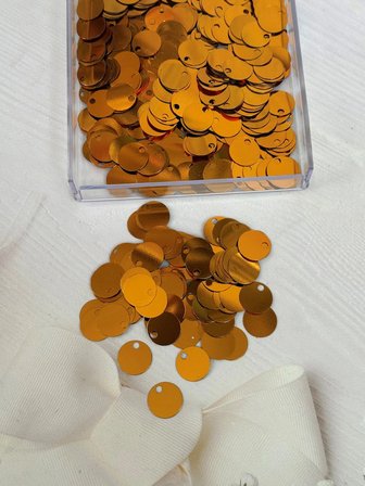 20 mm (2 cm) Pul Çanta, Supla, Patik Pulu 25 gr 8 Hardal