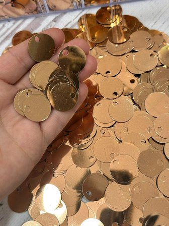20 mm (2 cm) Pul Çanta, Supla, Patik Pulu 25 gr 11 Orta Kahve