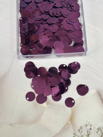 20 mm (2 cm) Pul Çanta, Supla, Patik Pulu 25 gr 16 Mürdüm