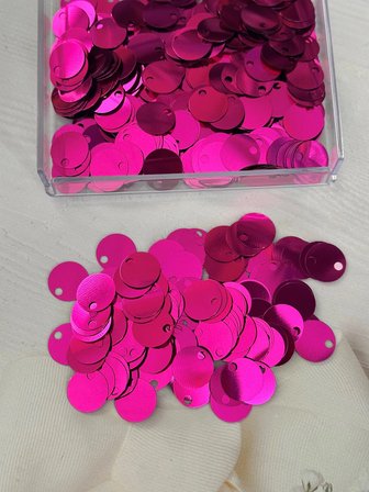 20 mm (2 cm) Pul Çanta, Supla, Patik Pulu 25 gr 18 Fuşya