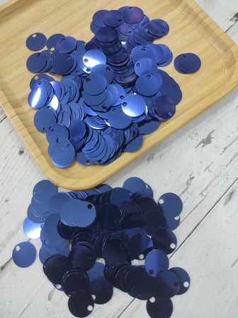20 mm (2 cm) Pul Çanta, Supla, Patik Pulu 25 gr 19 Lacivert