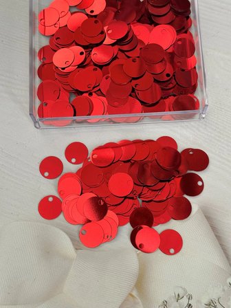 20 mm (2 cm) Pul Çanta, Supla, Patik Pulu 25 gr 22 Kırmızı