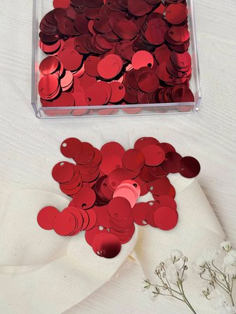 20 mm (2 cm) Pul Çanta, Supla, Patik Pulu 25 gr 23 Bordo
