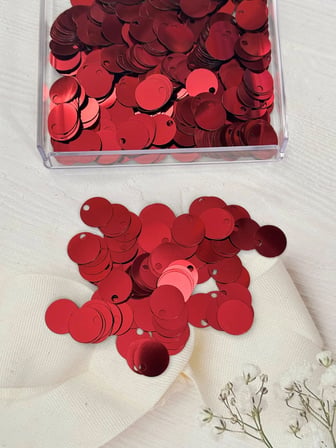 20 mm (2 cm) Pul Çanta, Supla, Patik Pulu 25 gr 23 Bordo