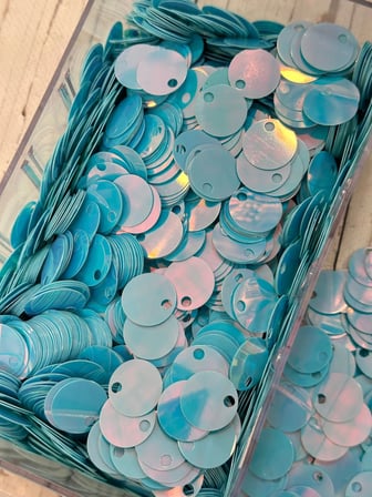 20 mm (2 cm) Pul Çanta, Supla, Patik Pulu 25 gr 29 Gökyüzü Mavisi