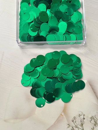 20 mm (2 cm) Pul Çanta, Supla, Patik Pulu 25 gr 30 Yeşil