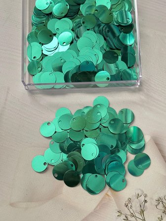 20 mm (2 cm) Pul Çanta, Supla, Patik Pulu 25 gr 33 Mint Yeşili